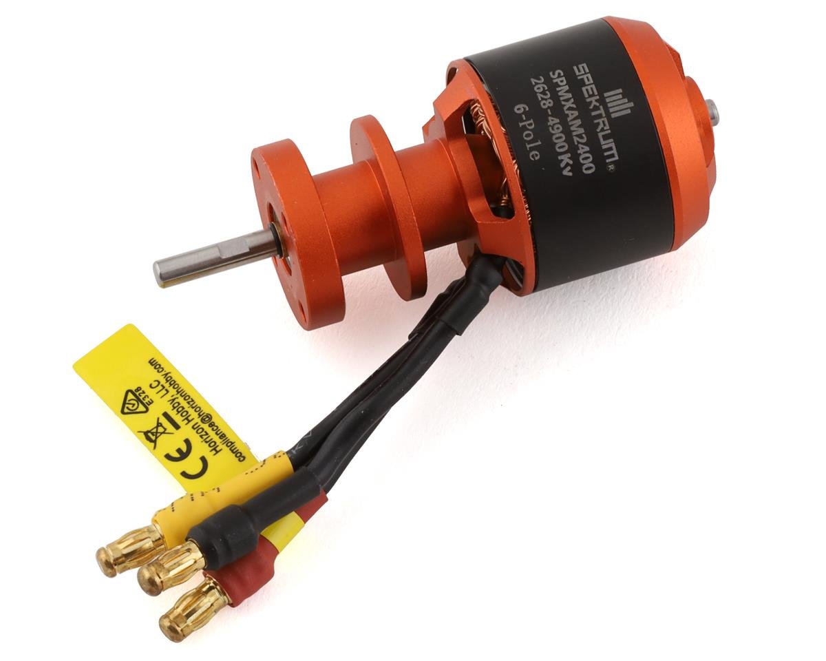 Spektrum RC 2628 Brushless 6-Pole Outrunner Motor (4900Kv)