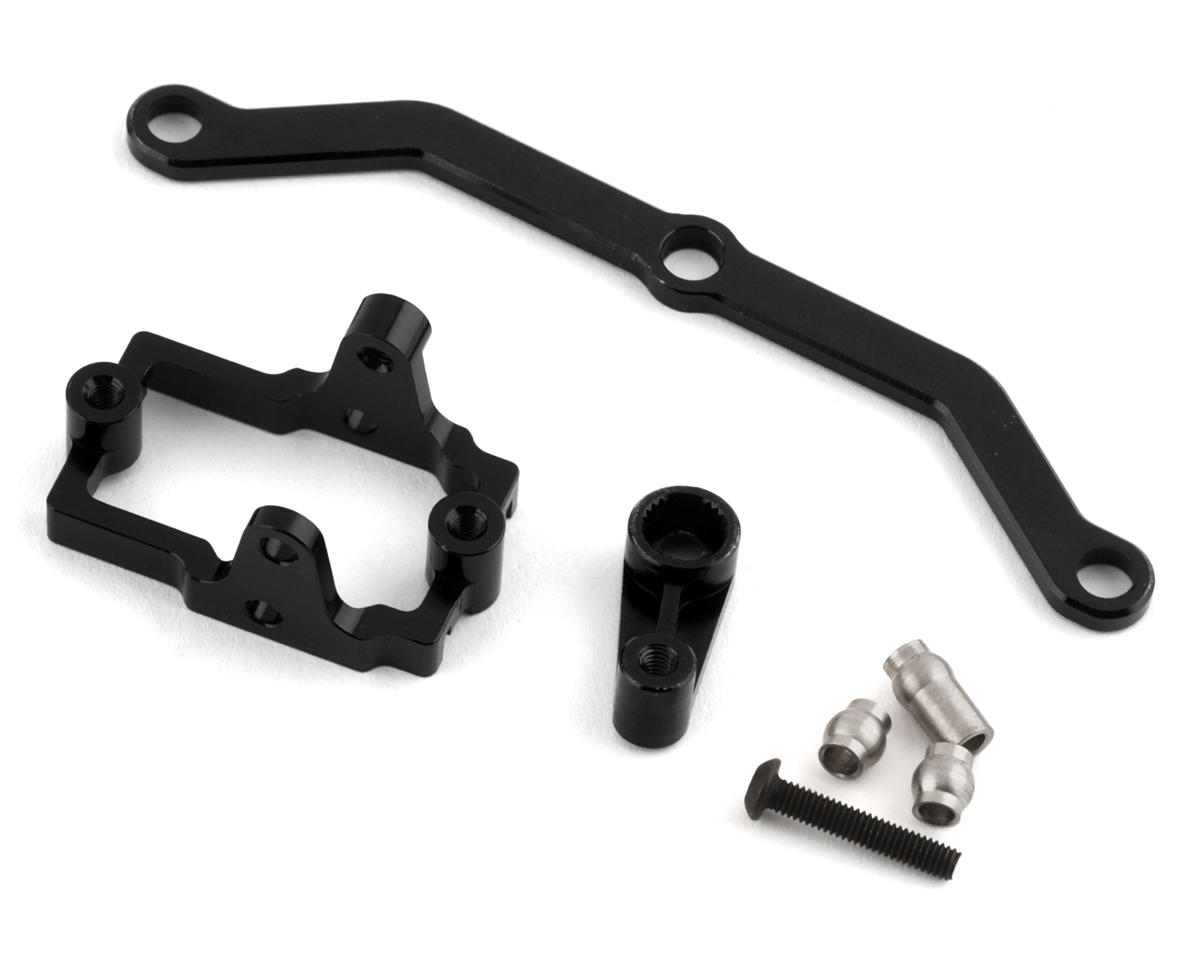 ST Racing Concepts Aluminum Steering Upgrade Combo for Traxxas TRX-4M (Black)