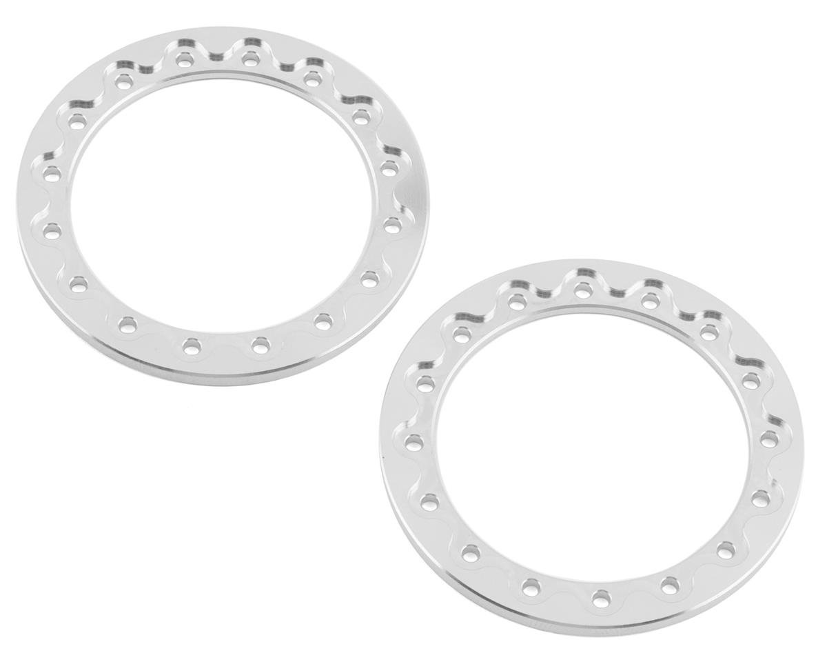 SSD RC 2.2" / 3.0" Drag Rear Wheel Front Rings (Silver) (2)