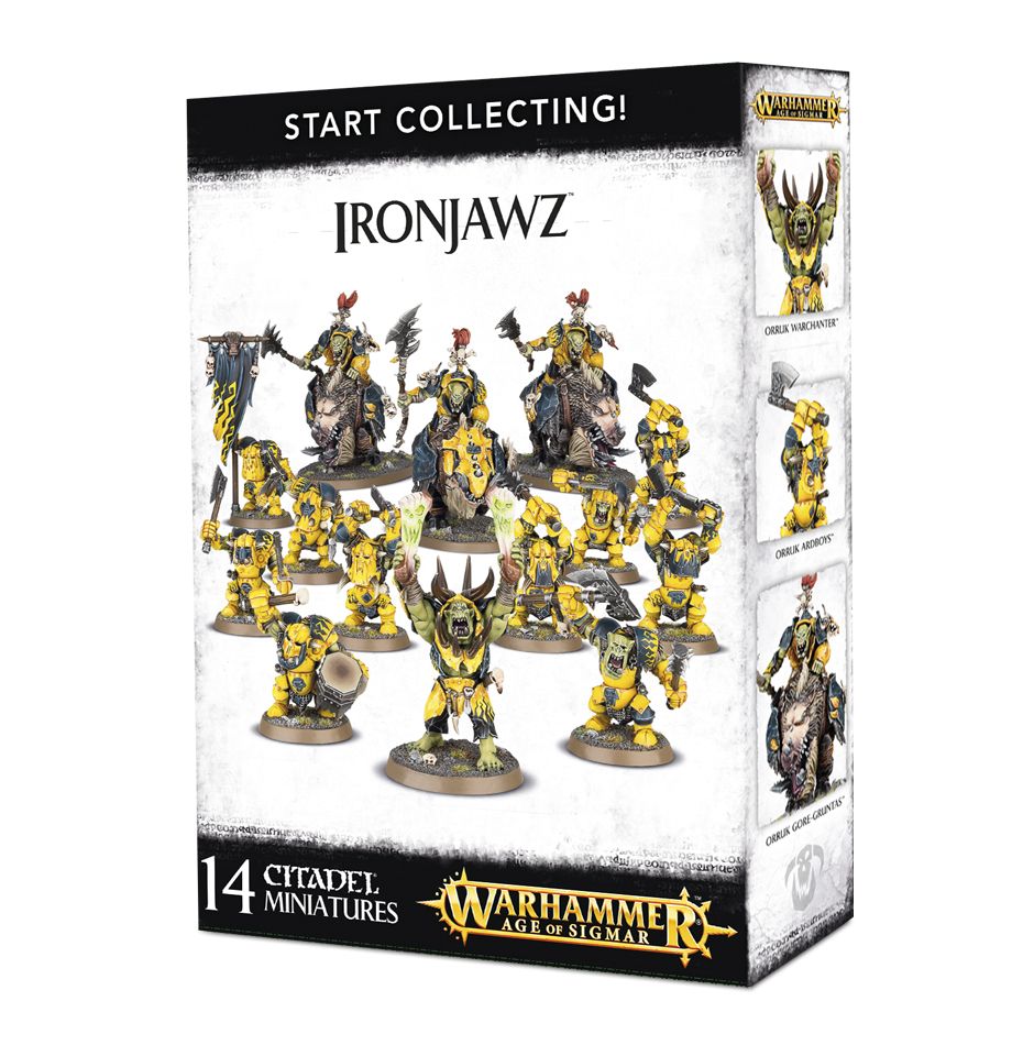 Age of Sigmar: Orruk Warclans - Ironjawz: Start Collecting! (14 Miniat