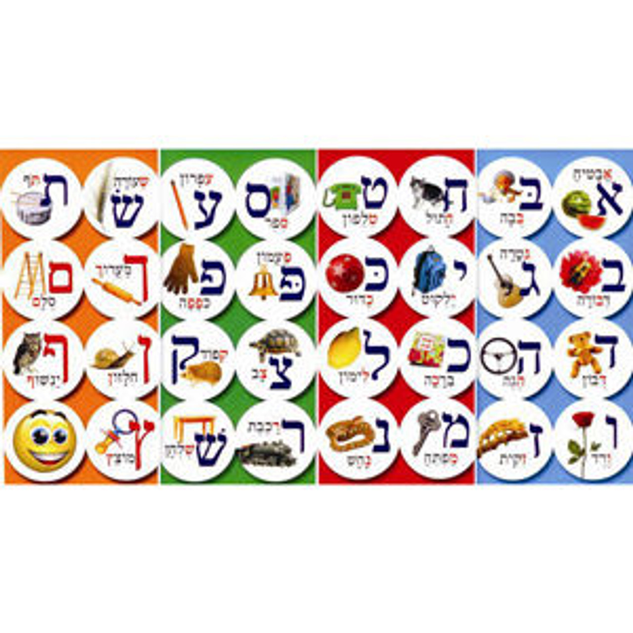 Alef Bet Ot Potachat (Opening Letter) Stickers