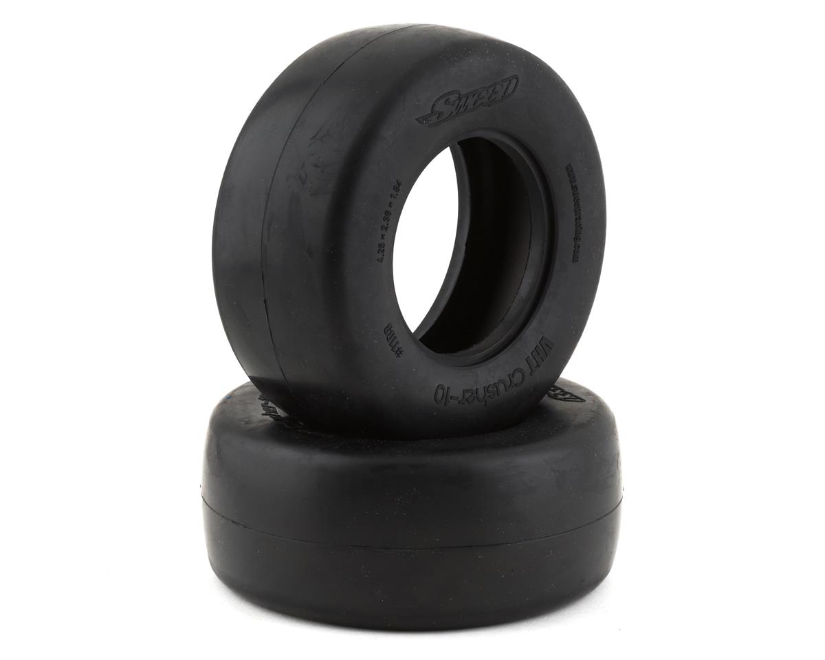 Sweep VHT Crusher-10 Belted SCT Drag Racing Rear Tires (2) (Black Dot)