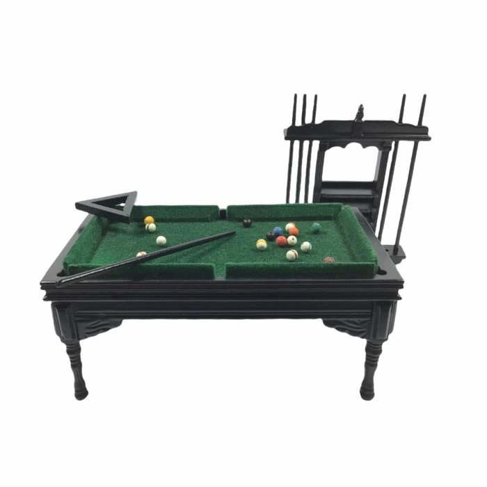 Black Pool Table Set