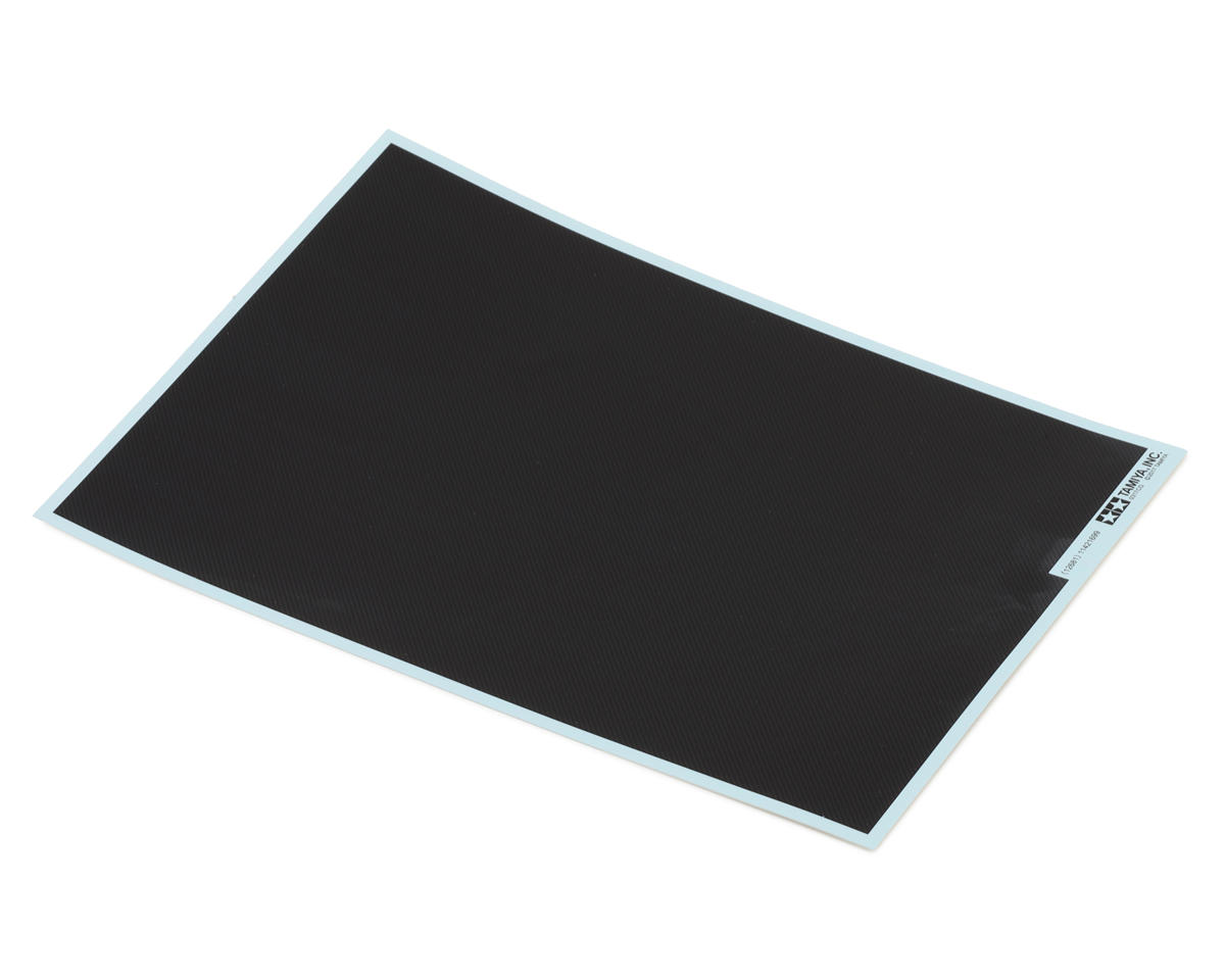 Tamiya Carbon Pattern Decal Sheet (Plain Weave/Fine)