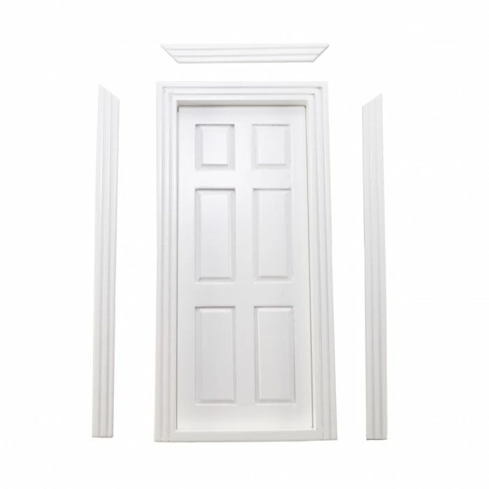 6 Panel White Internal Door 75x175x8mm