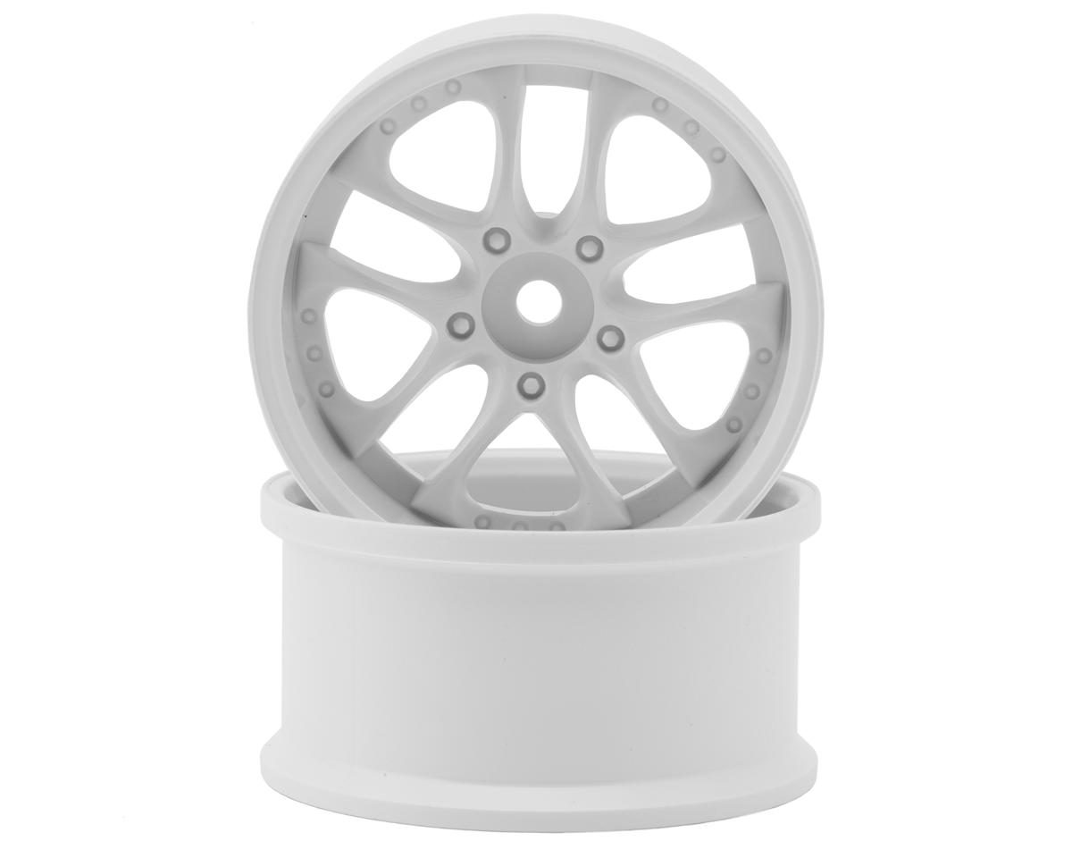 Topline SSR Agle Minerva 5-Split Spoke Drift Wheels (White) (2) (6mm Offset) w/12mm Hex