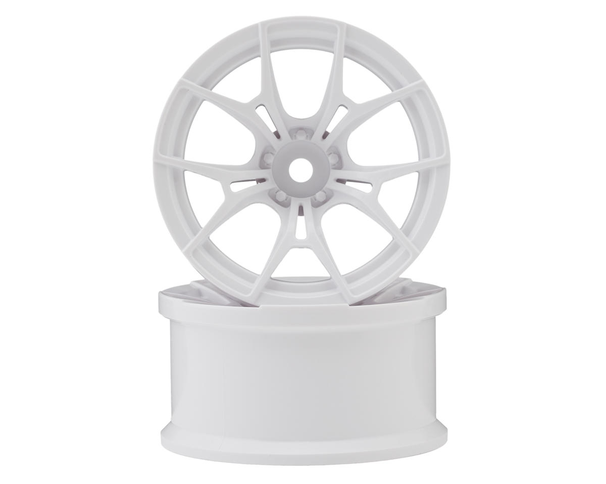 Topline FX Sport Multi-Spoke Drift Wheels (White) (2) (8mm Offset)