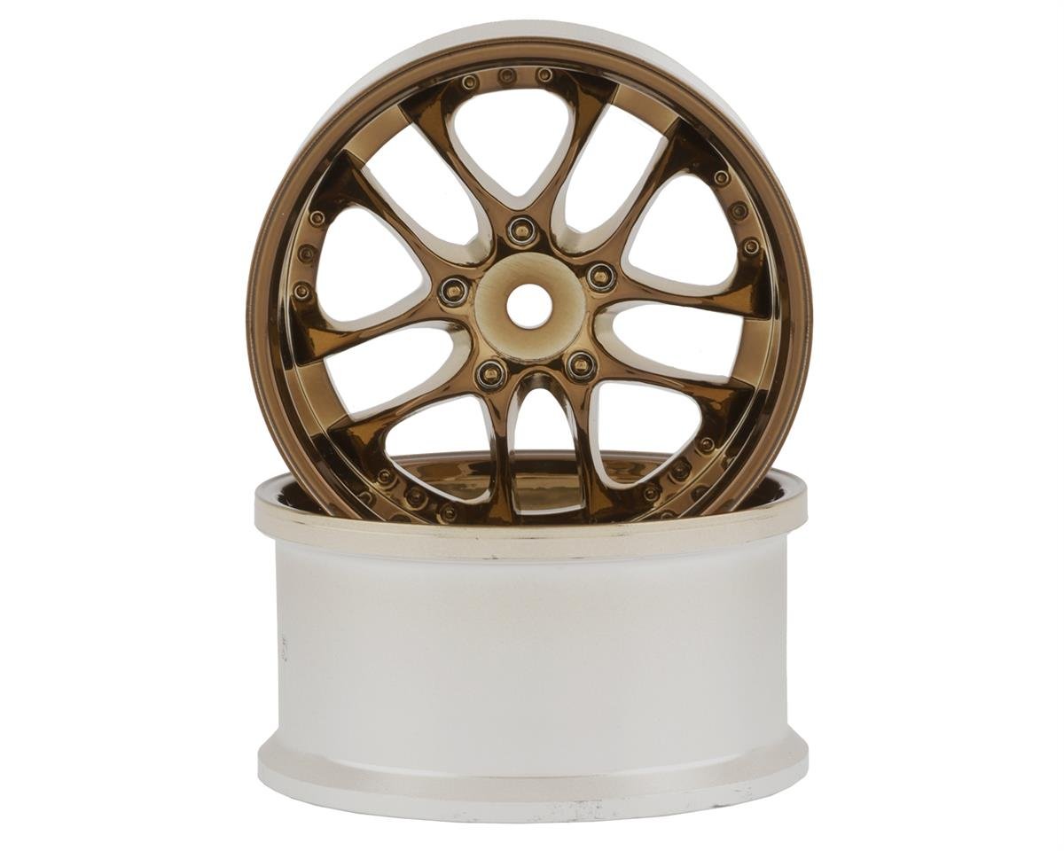 Topline SSR Agle Minerva 5-Split Spoke Drift Wheels (Bronze) (2) (Deep Face 8mm Offset) w/12mm Hex