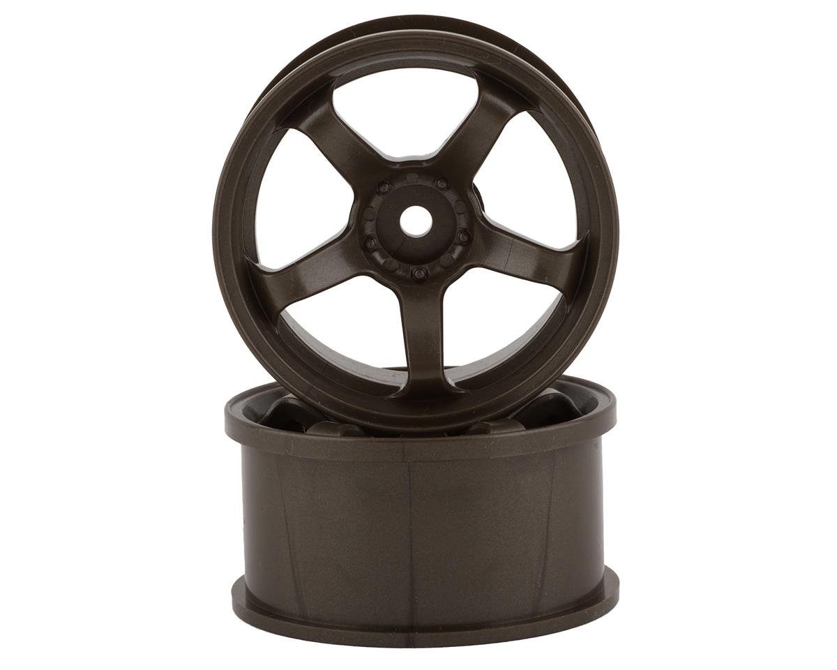 Topline M5 Spoke Drift Wheels (Matte Bronze) (2) (6mm Offset) w/12mm Hex