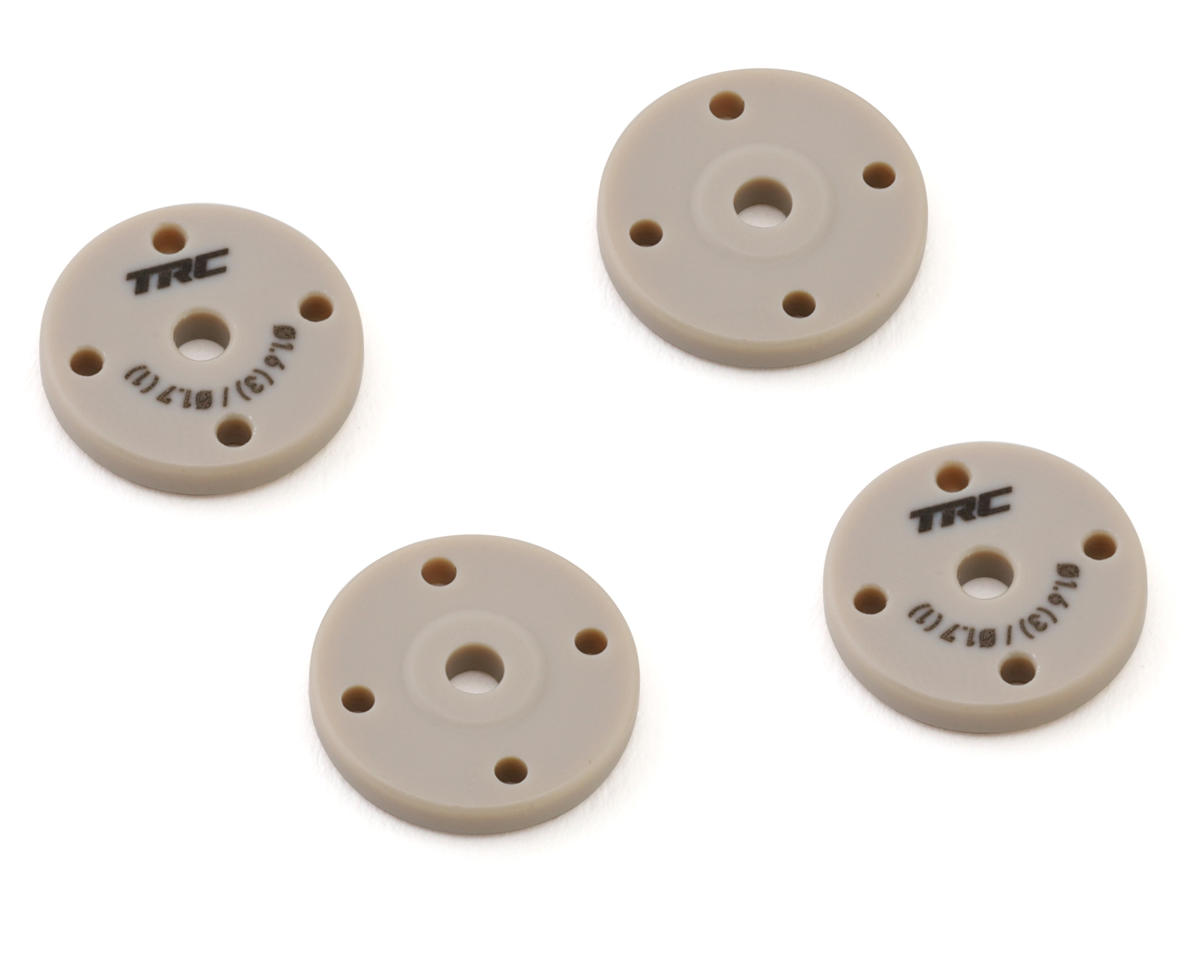 Throttlefinger Racing Concepts Flat Shock piston (4) (1.6mm x 3 + 1.7mm x 1) (HB/WRC)