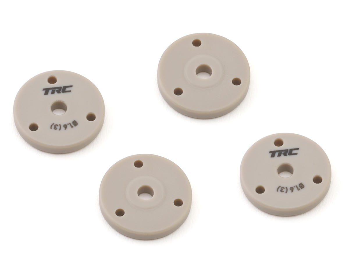 Throttlefinger Racing Concepts Flat Shock piston (4) (1.6mm x 3) (HB/WRC)