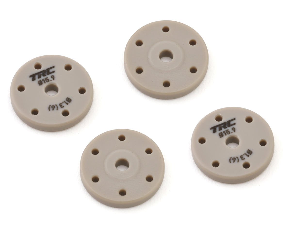 Throttlefinger Racing Concepts Flat Shock piston (4) (1.3mm x 6) (AE/Mugen/Tekno/Xray/Kyosho/Sworkz)