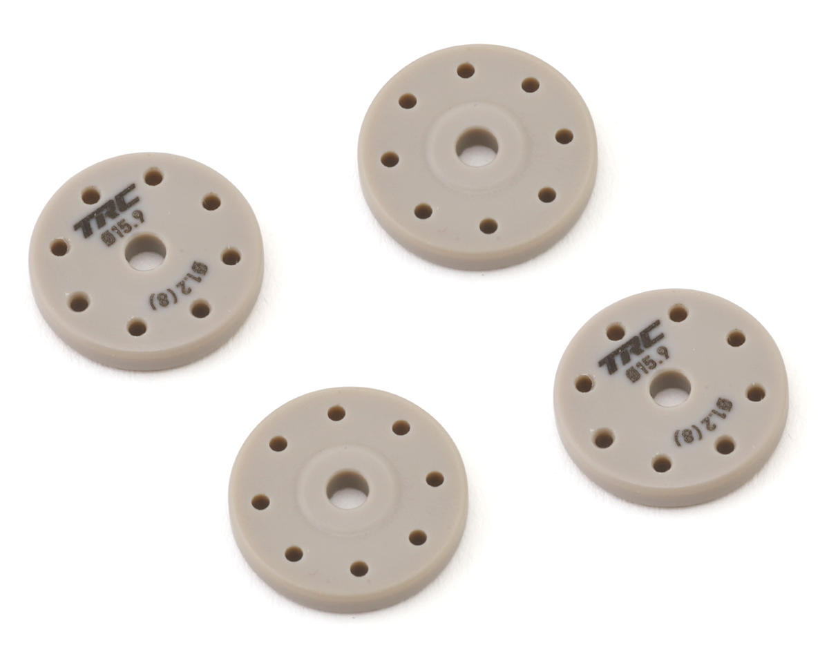 Throttlefinger Racing Concepts Flat Shock piston (4) (1.2mm x 8) (HB/WRC)