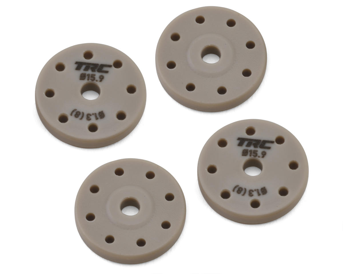 Throttlefinger Racing Concepts Flat Shock piston (4) (1.3mm x 8) (HB/WRC)