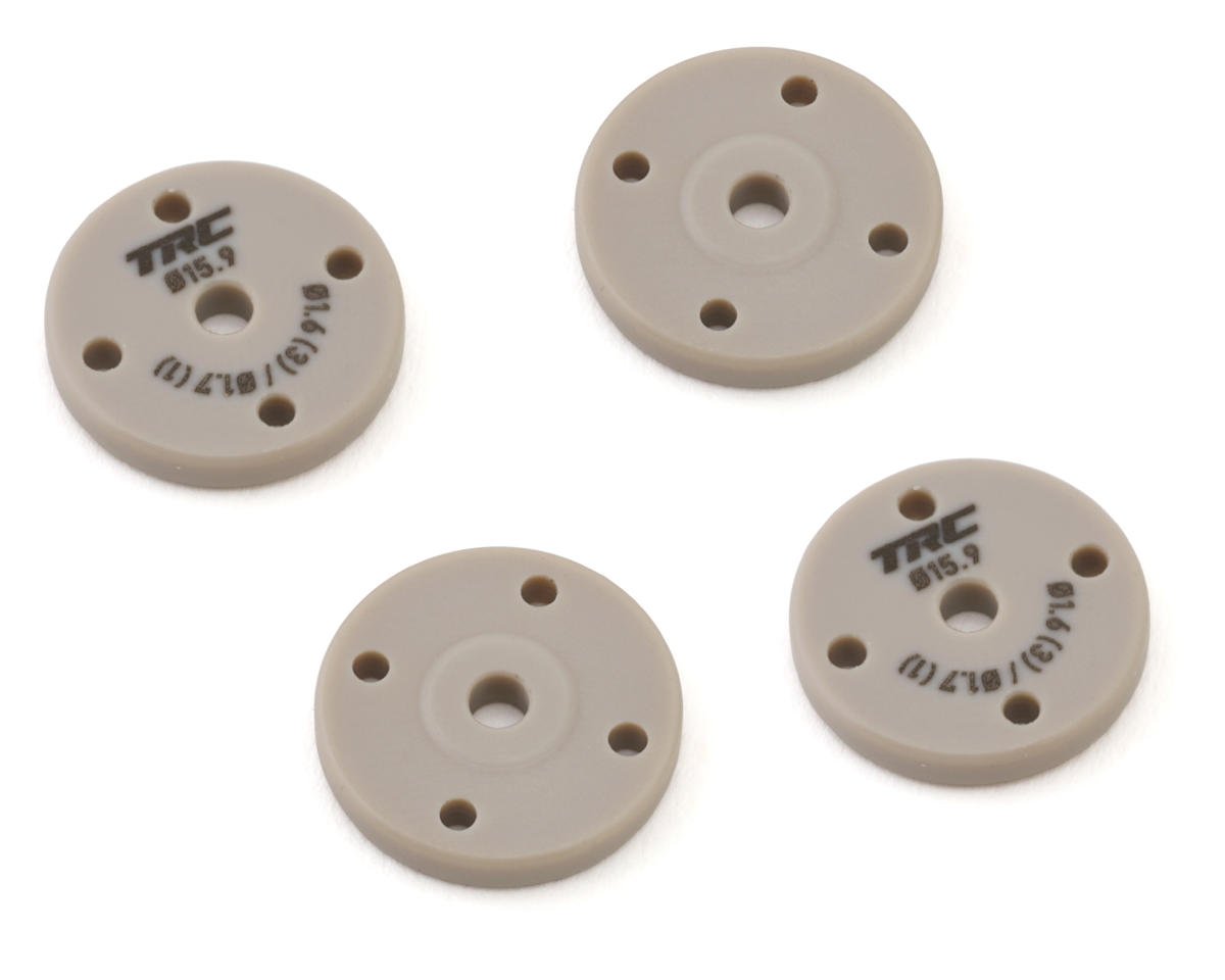 Throttlefinger Racing Concepts Flat Shock piston (4) (1.6mm x 3 + 1.7mm x 1) (AE/Mugen/Tekno/Xray/Kyosho/Sworkz)