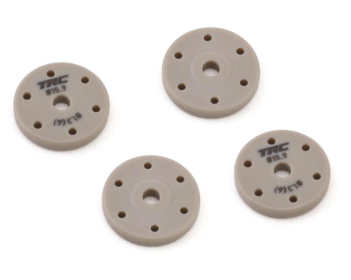 Throttlefinger Racing Concepts Flat Shock piston (4) (1.3mm x 6) (HB/WRC)