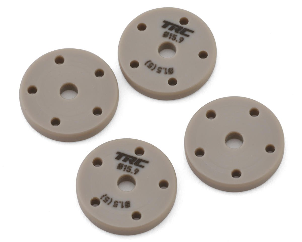 Throttlefinger Racing Concepts Flat Shock piston (4) (1.5mm x 5) (TLR)