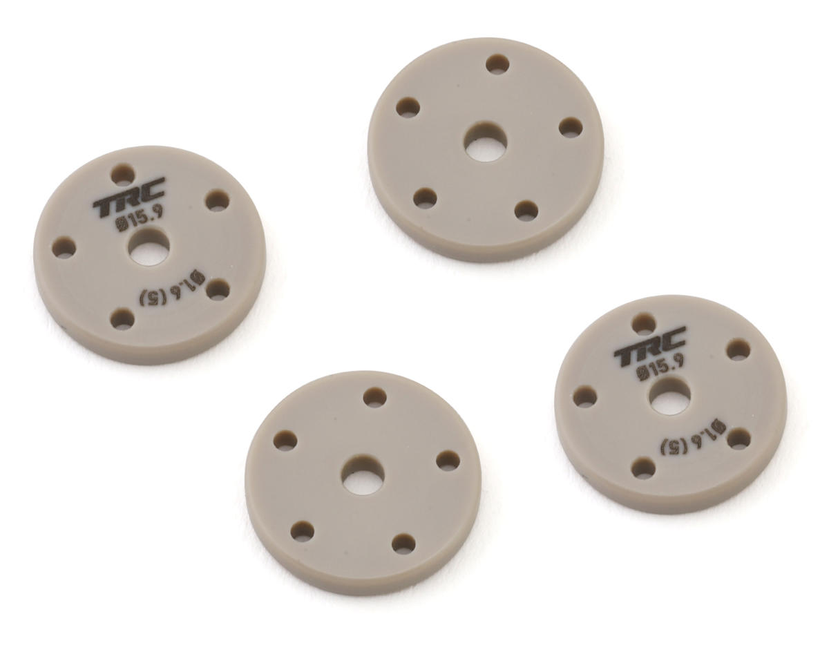 Throttlefinger Racing Concepts Flat Shock piston (4) (1.6mm x 5) (TLR)