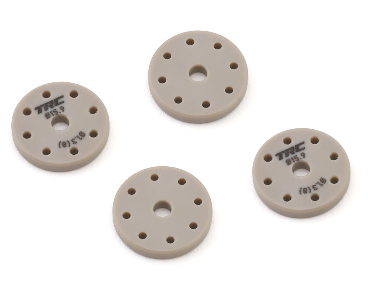 Throttlefinger Racing Concepts Flat Shock piston (4) (1.3mm x 8) (TLR)