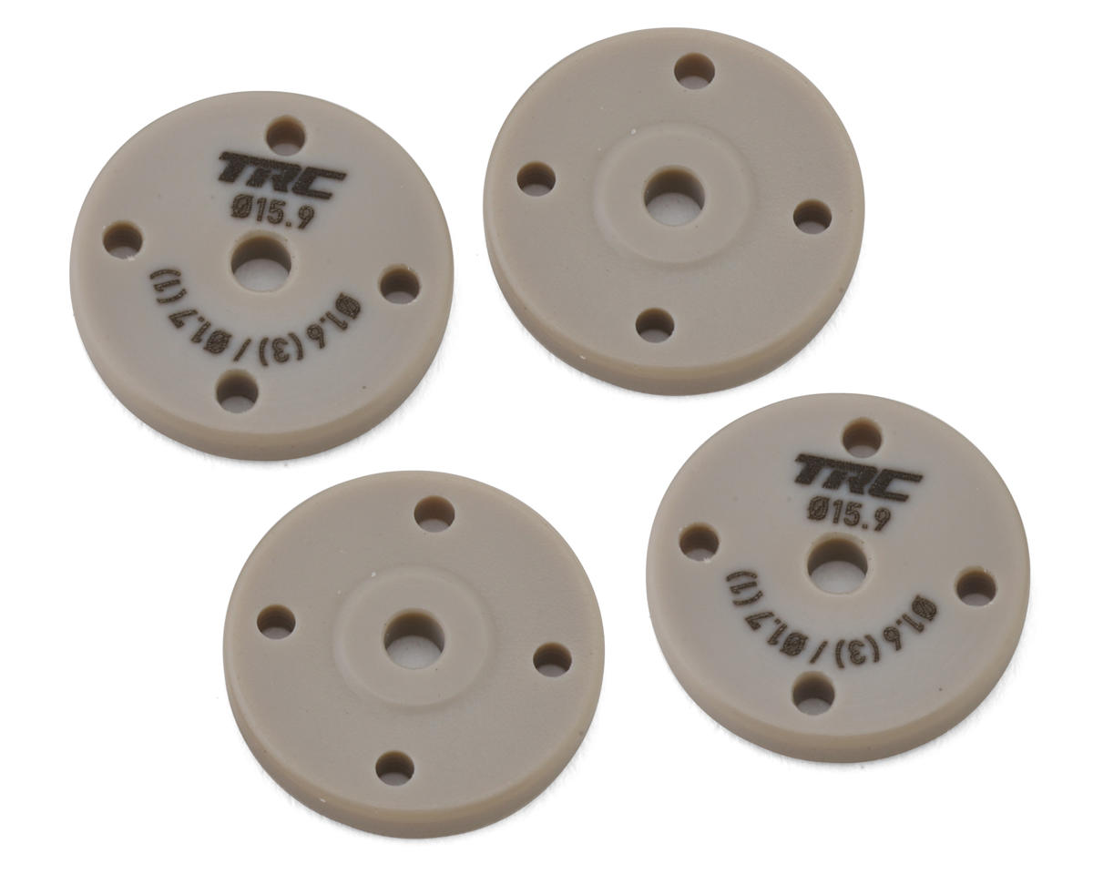 Throttlefinger Racing Concepts Flat Shock piston (4) (1.6mm x 3 + 1.7mm x 1) (Mayako)