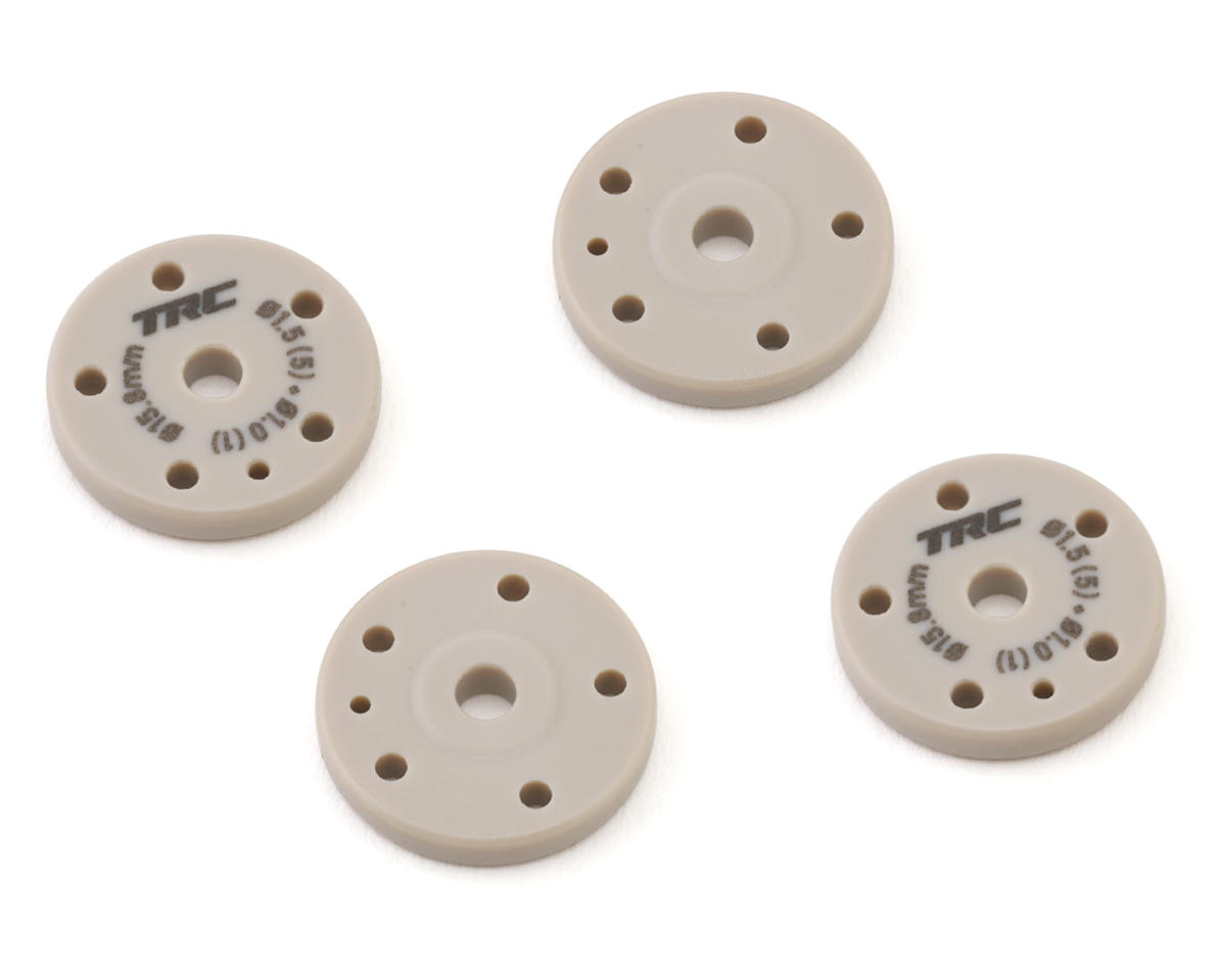 Throttlefinger Racing Concepts Flat Shock piston (4) (1.5mm x 5 + 1.0mm x 1) (HB/WRC)