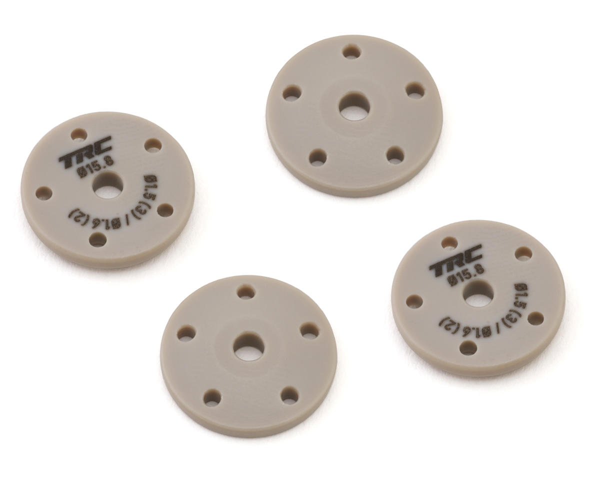 Throttlefinger Racing Concepts Conical Shock piston (4) (1.5mm x 3 + 1.6mm x 2) (HB/WRC)