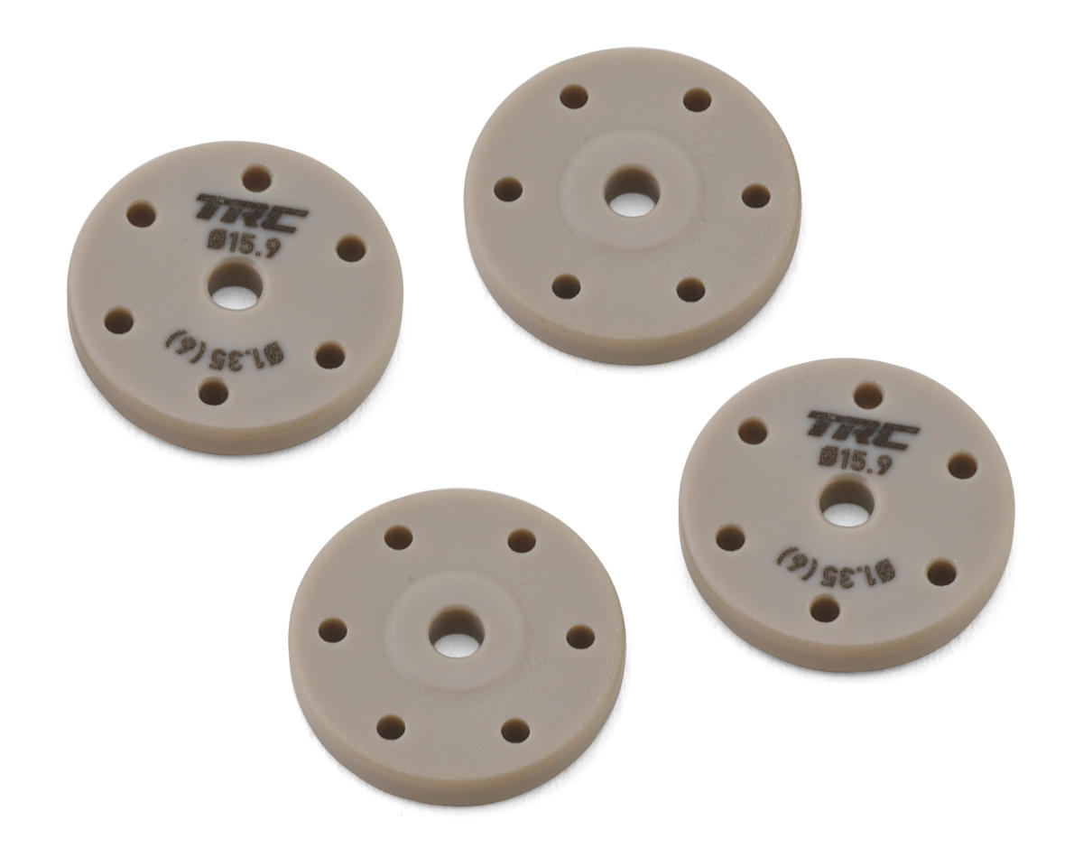 Throttlefinger Racing Concepts Flat Shock piston (4) (1.35mm x 6) (AE/Mugen/Tekno/Xray/Kyosho/Sworkz)