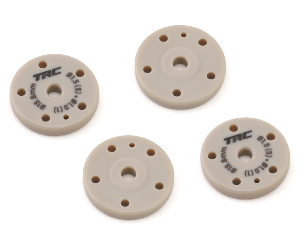 Throttlefinger Racing Concepts Flat Shock piston (4) (1.5mm x 5 + 1.0mm x 1) (AE/Mugen/Tekno/Xray/Kyosho/Sworkz)