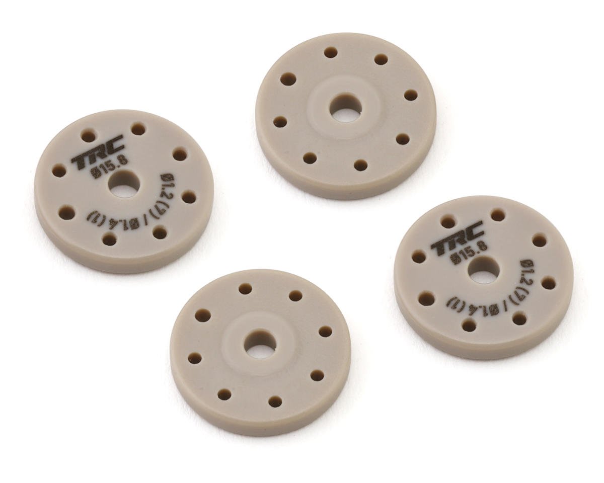 Throttlefinger Racing Concepts Flat Shock piston (4) (1.2mm x 7 + 1.4mm x 1) (HB/WRC)