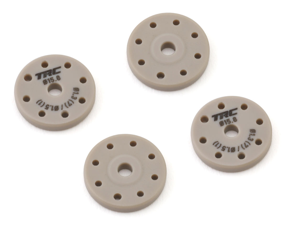 Throttlefinger Racing Concepts Flat Shock piston (4) (1.3mm x 7 + 1.5mm x 1) (HB/WRC)