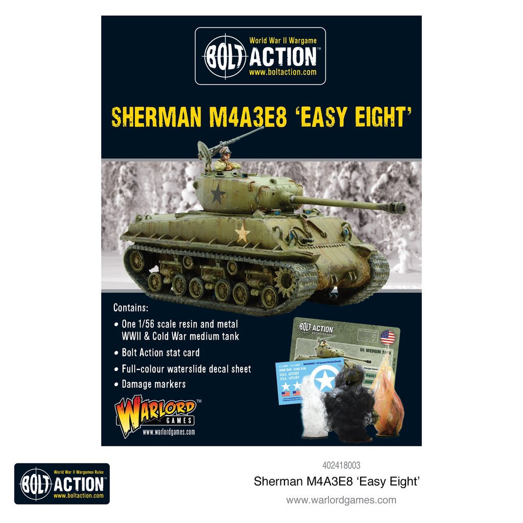 Bolt Action: Sherman M4A3E8 "Easy Eight"