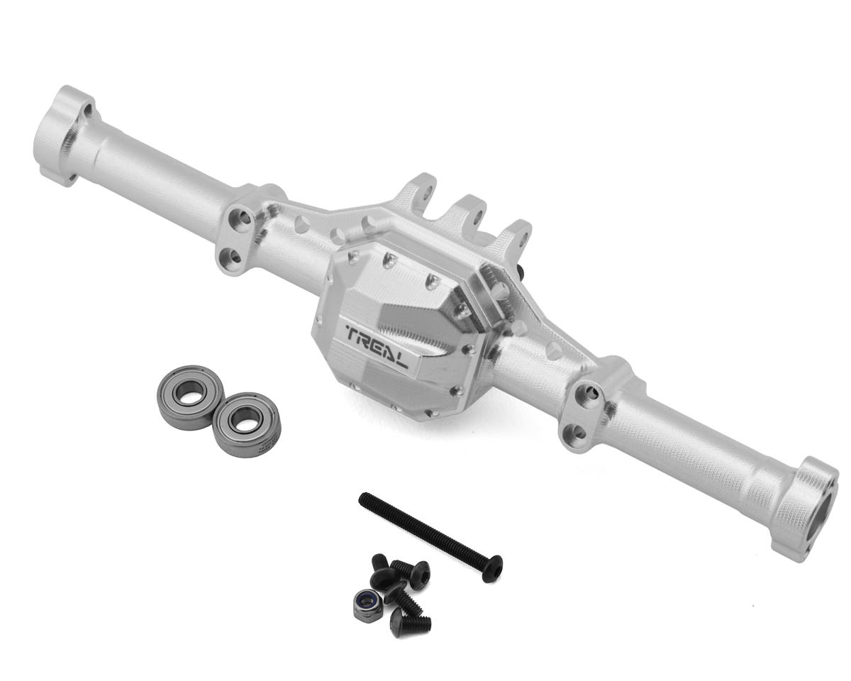 Treal Hobby Element RC Enduro Aluminum Rear Axle Housing (Silver)