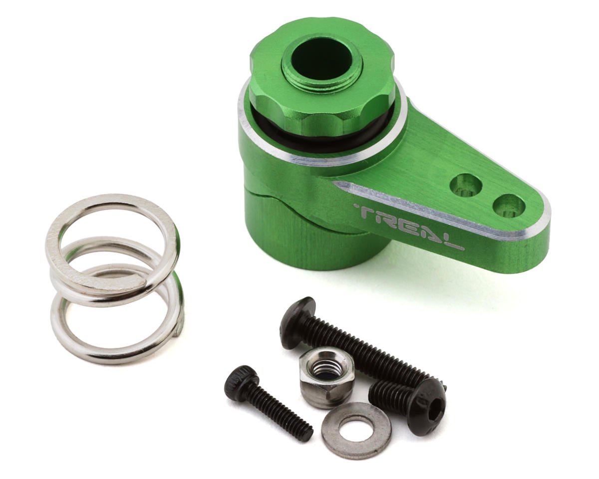 Treal Hobby Losi LMT Aluminum Servo Saver (25T) (Green)