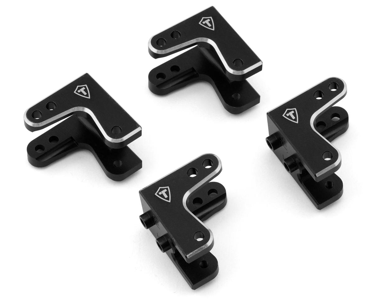 Treal Hobby Losi LMT Aluminum Shock Mount Set (4) (Black)