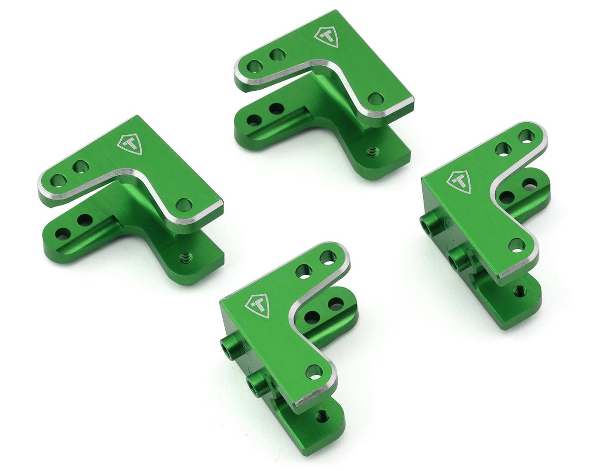 Treal Hobby Losi LMT Aluminum Shock Mount Set (4) (Green)
