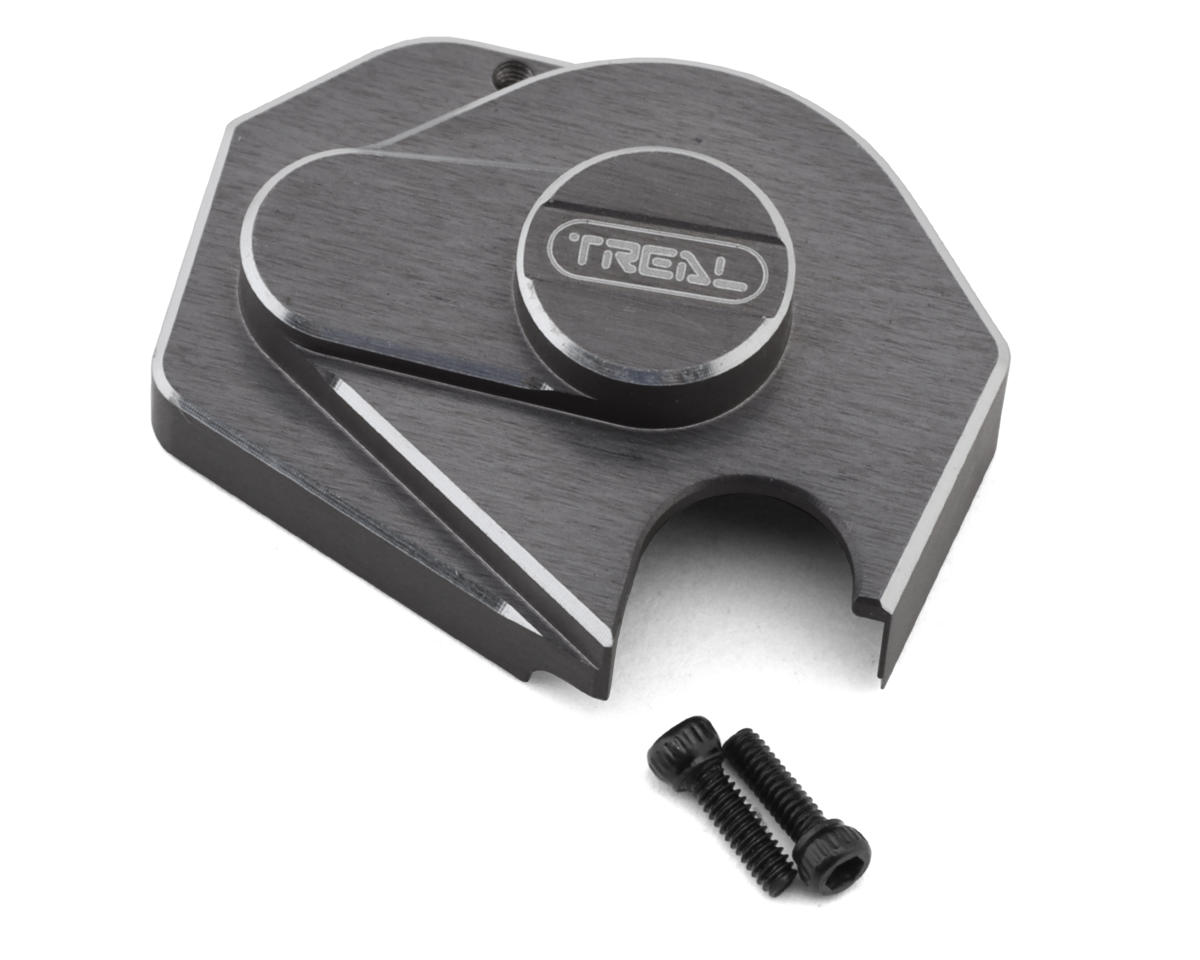 Treal Hobby Axial SCX24 Aluminum Gearbox Cover (Grey)