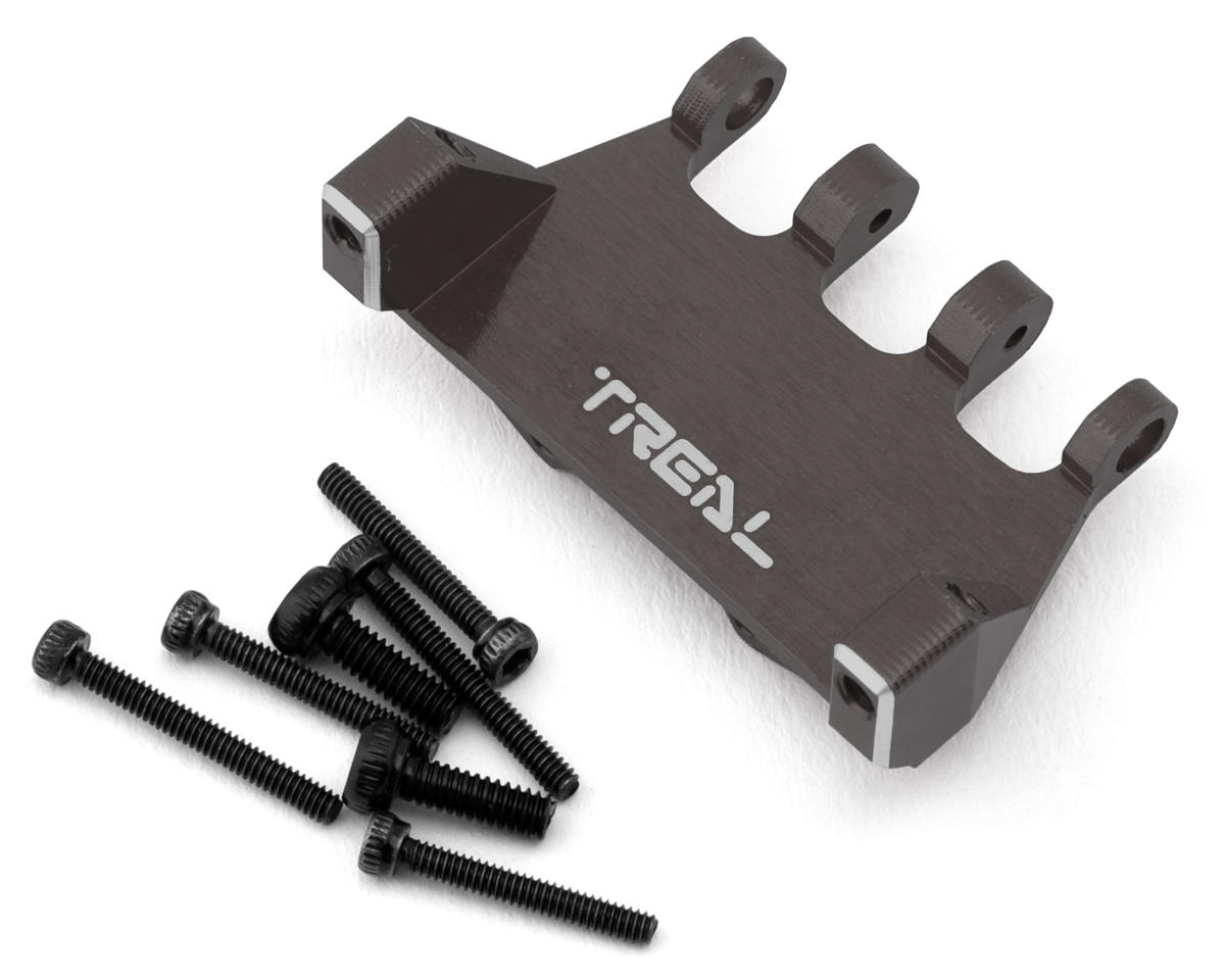Treal Hobby Axial SCX24 Aluminum Servo Mount (Grey) (EcoPower/Emax)