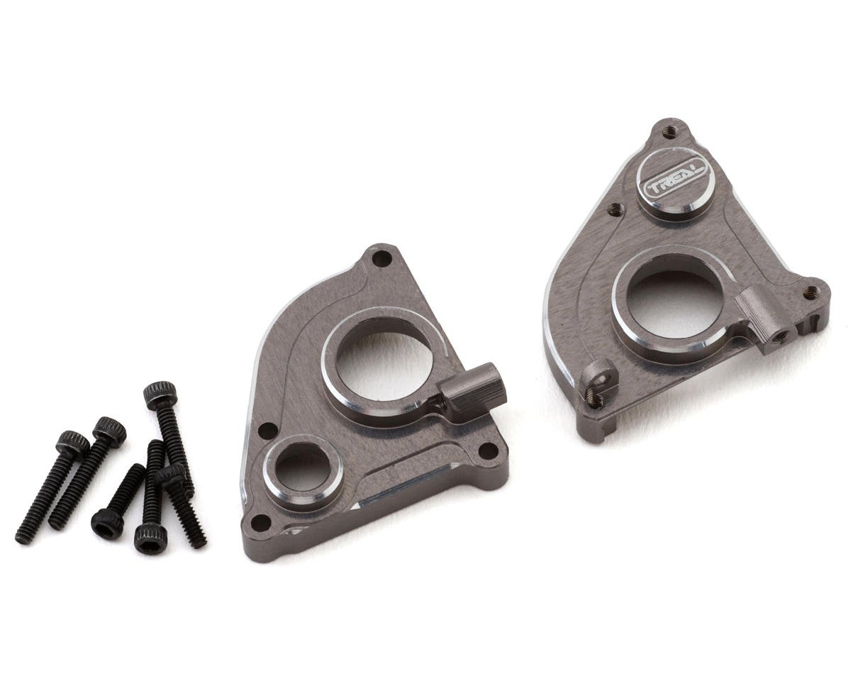 Treal Hobby Axial SCX24 CNC Aluminum Transmission Case (Grey)