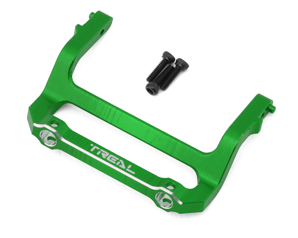 Treal Hobby Axial SCX24 Aluminum Front Bumper Mount (Green) (C10)