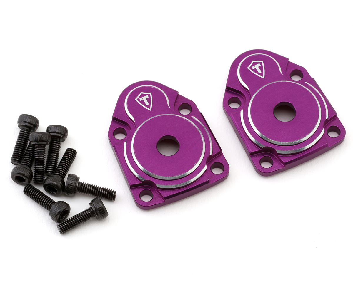 Treal Hobby Axial UTB18 Aluminum Portal Covers (Purple) (2)