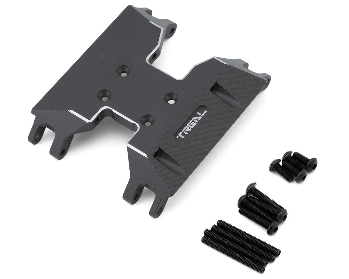 Treal Hobby Axial UTB18 Aluminum Chassis Skid Plate (Titanium)