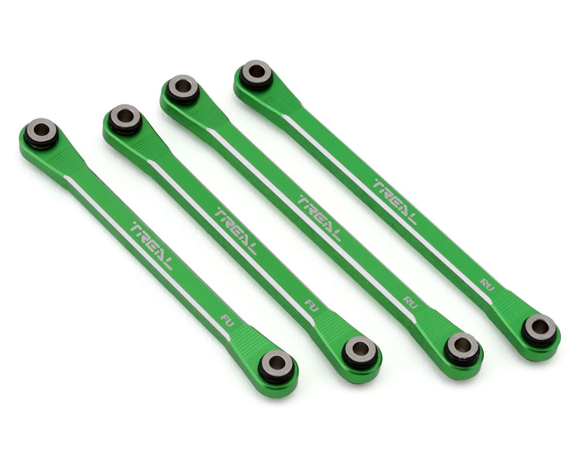 Treal Hobby Axial UTB18 Aluminum Upper Chassis 4-Link Upgrade Set (Green)
