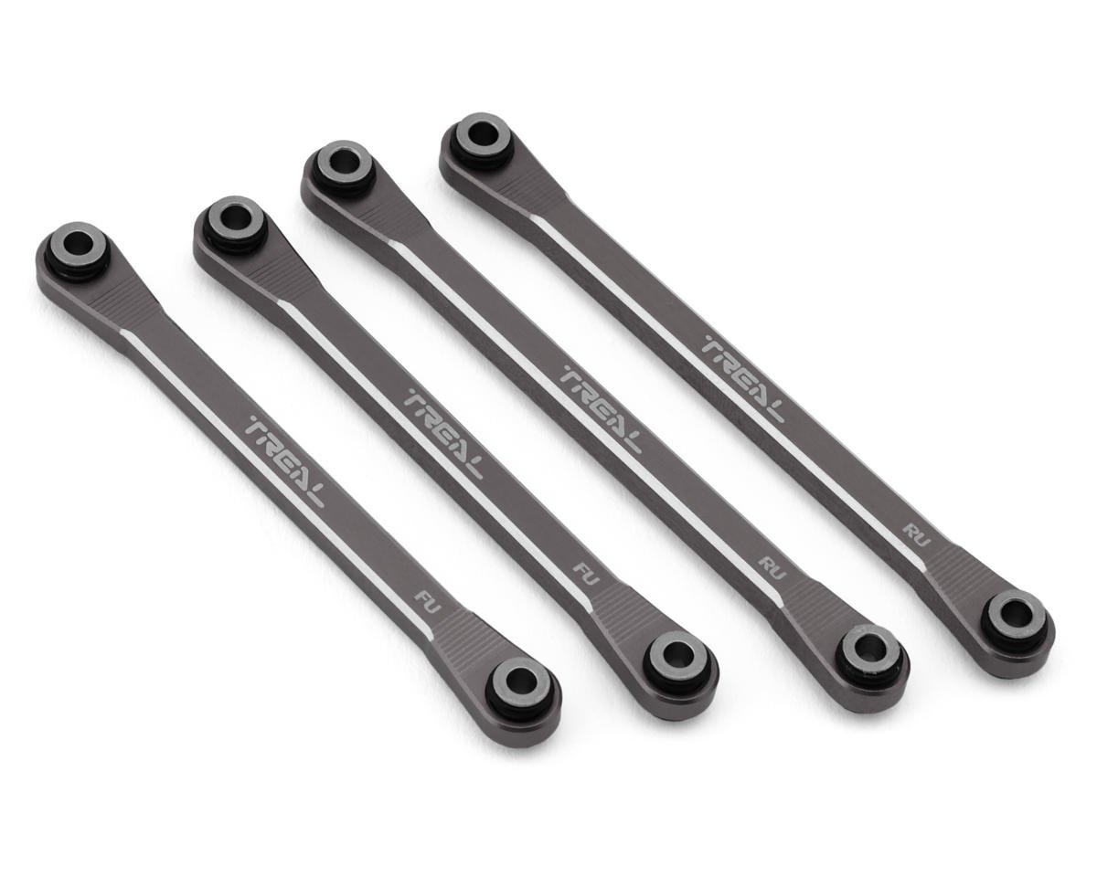 Treal Hobby Axial UTB18 Aluminum Upper Chassis 4-Link Upgrade Set (Titanium)