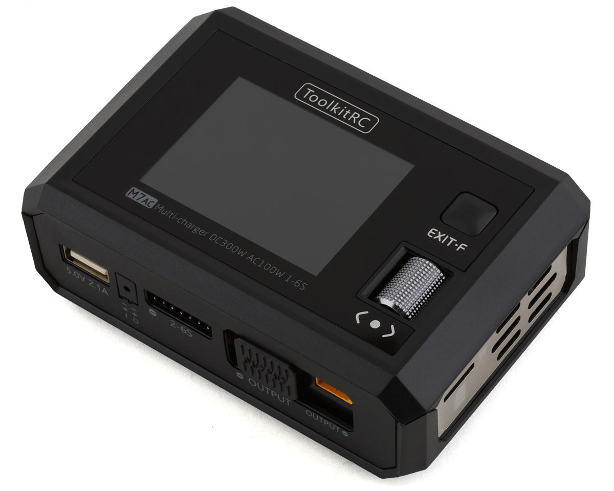 ToolkitRC M7 Multi-Chemistry Battery Charger AC(6S/20A/100W) DC(6S/15A/300W)