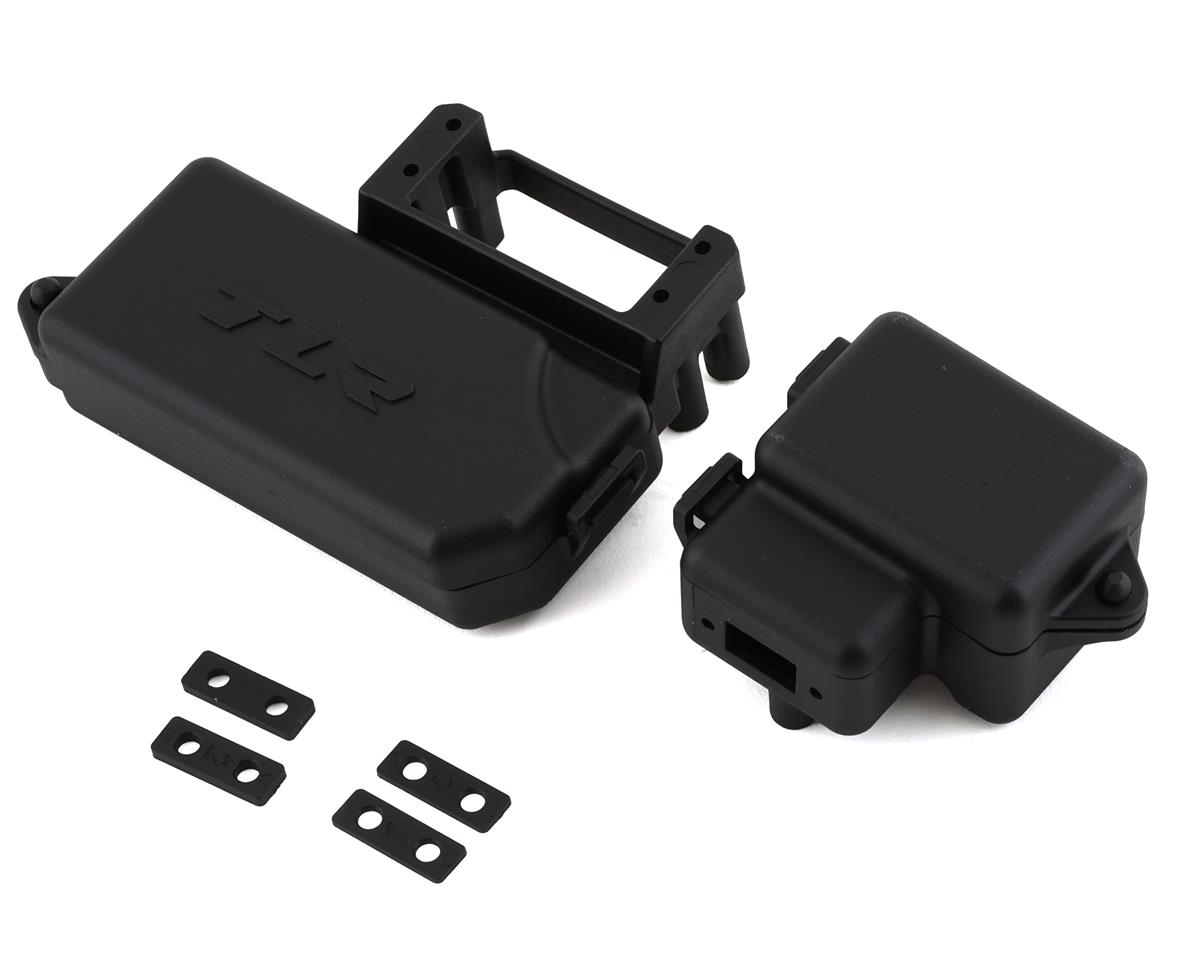 Team Losi Racing 8IGHT-X/E 2.0 Servo Mount & Receiver Box