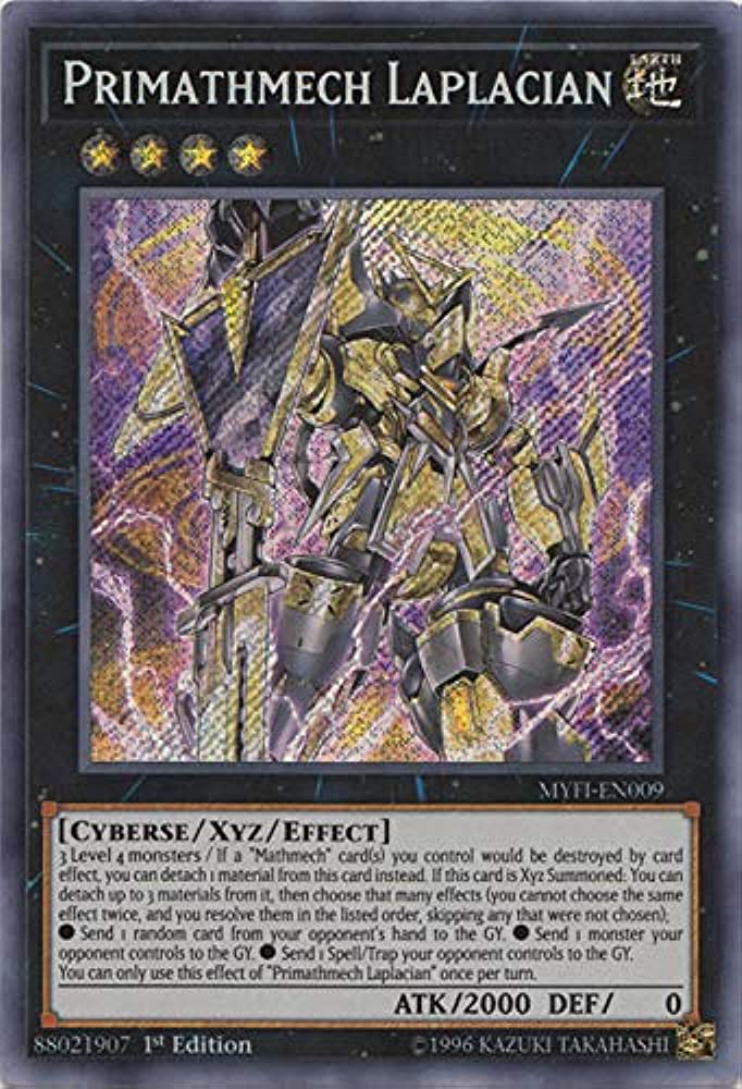 Primathmech Laplacian (MYFI-EN009) Secret Rare 1st Edition
