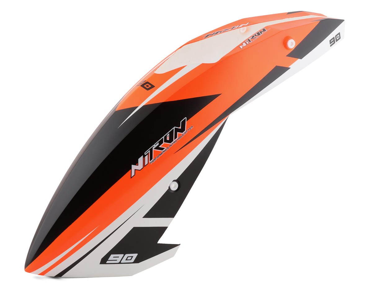 Tron Helicopters NiTron 90 Canopy (Orange/Black)