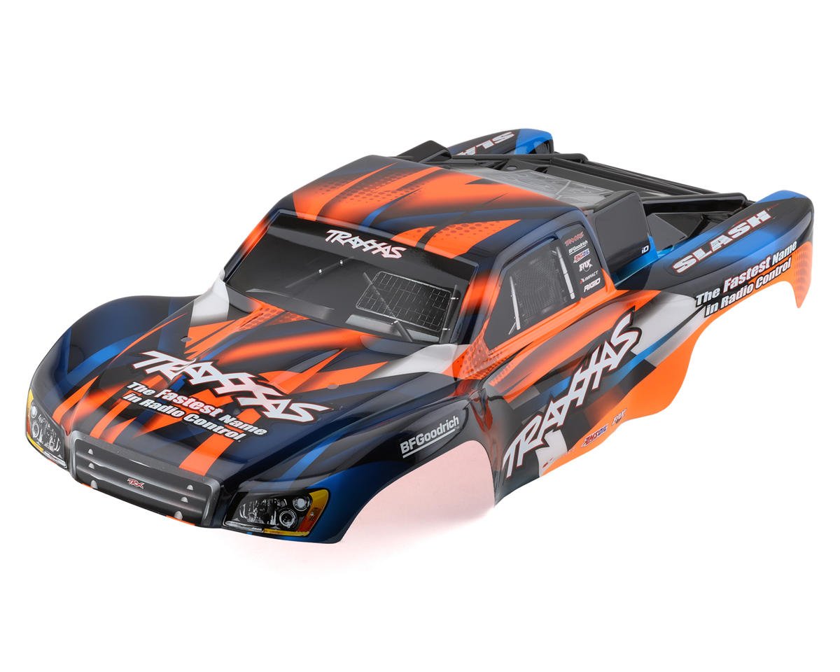 Traxxas Slash Pre-Painted Body (Orange & Blue)
