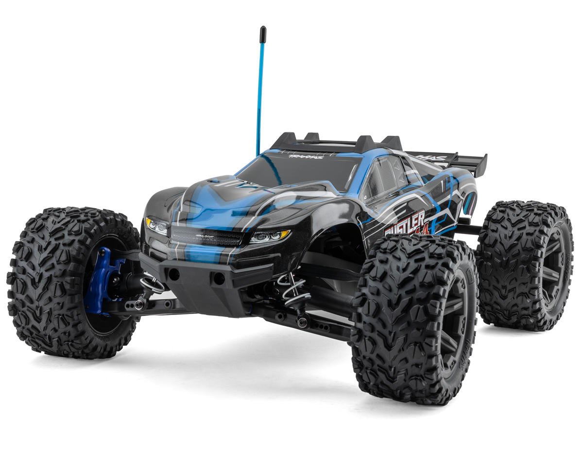 Traxxas Rustler 1/10 4X4 Brushless RTR Stadium Truck (Blue) w/BL-2S ESC, TQ 2.4GHz Radio