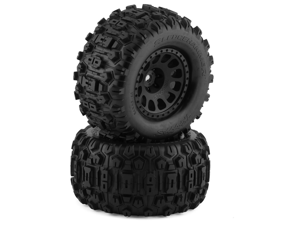 Traxxas Pre-Mounted Sledgehammer Tires (Black) (2)